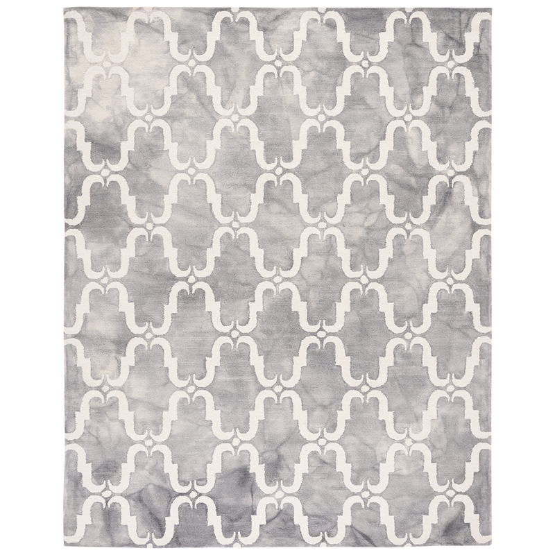 Safavieh Dip Dyed Grey Contemporary Rug - 8' x 10'