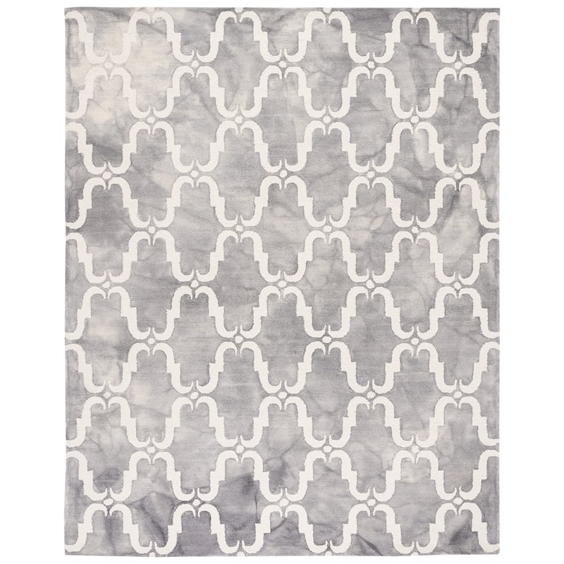 Safavieh Dip Dyed Grey Contemporary Rug - 9' x 12'