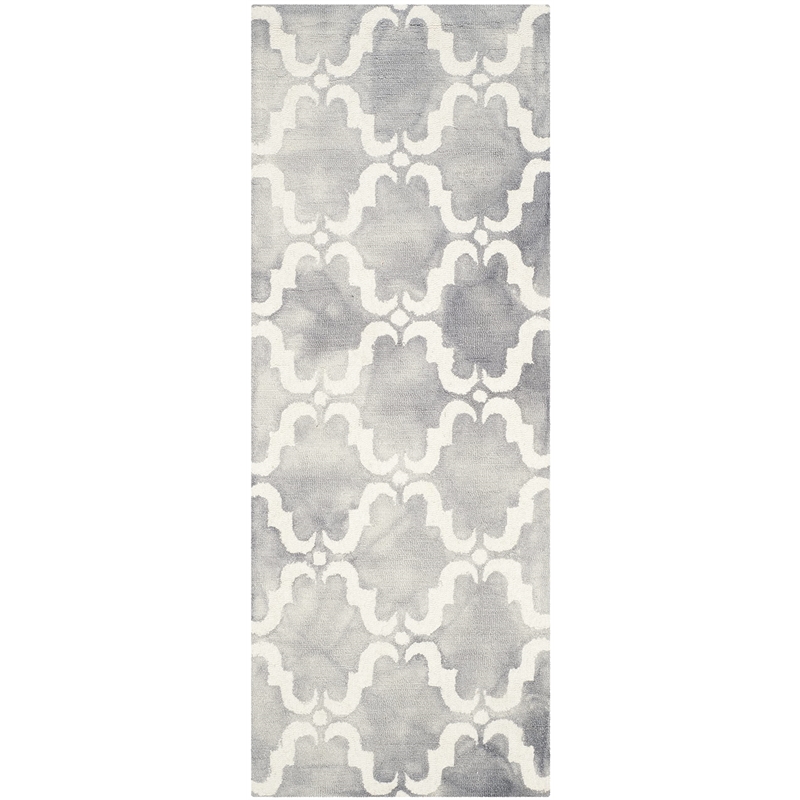 Safavieh Dip Dyed Grey Contemporary Rug - Runner 2'3