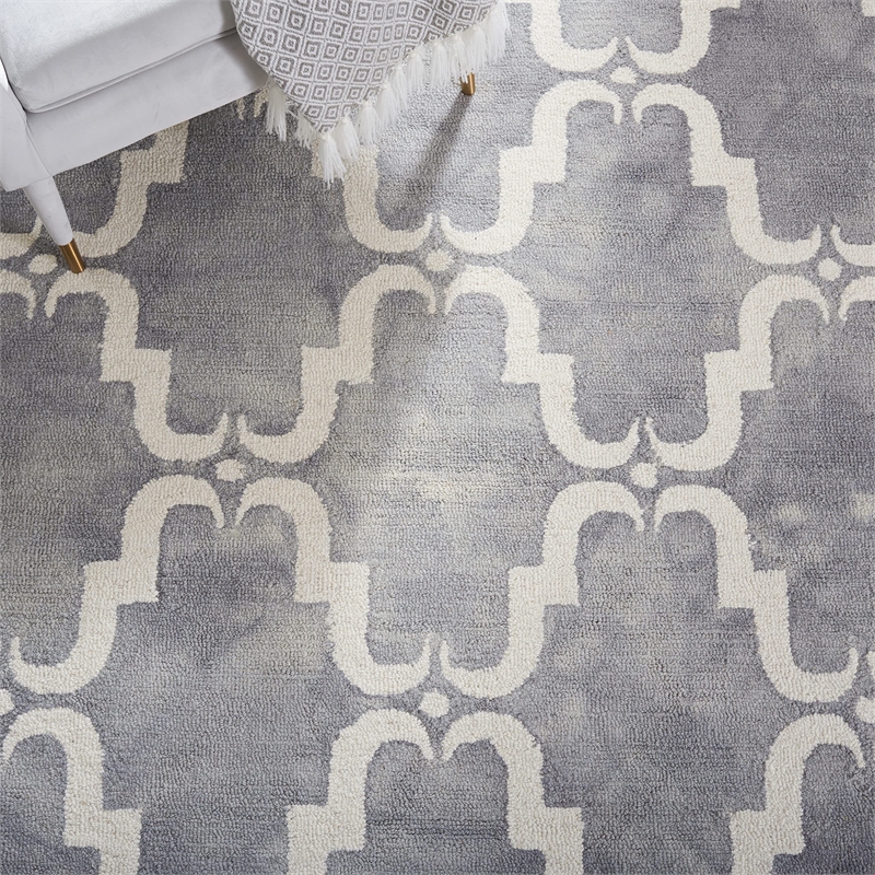Safavieh Dip Dyed Grey Contemporary Rug - Runner 2'3