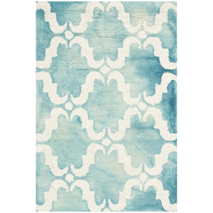 Safavieh Dip Dyed Turquoise Contemporary Rug - 2' x 3'