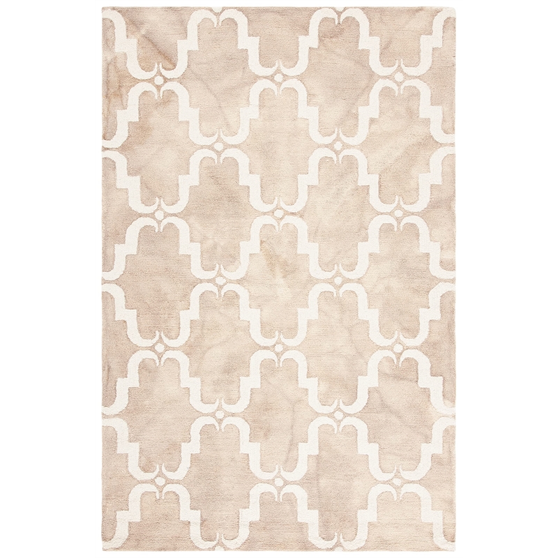 Safavieh Dip Dyed Beige Contemporary Rug - 6' x 9'