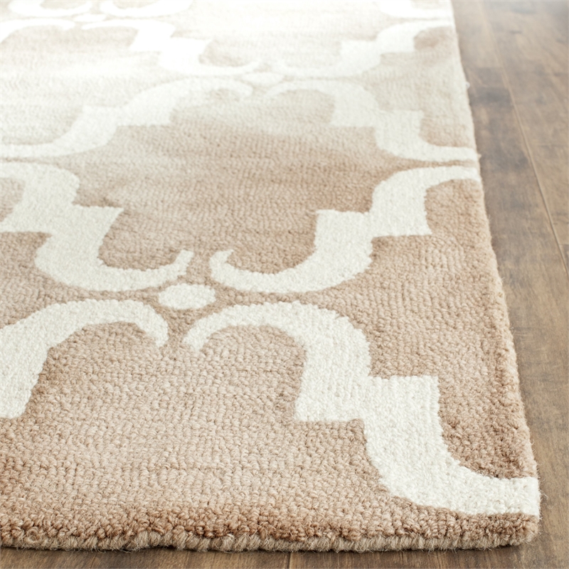 Safavieh Dip Dyed Beige Contemporary Rug - Runner 2'3