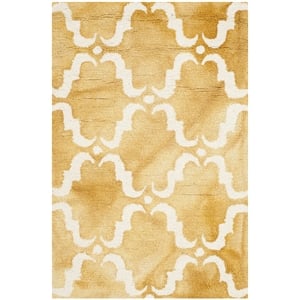 Safavieh Dip Dyed Gold Contemporary Rug - 2' x 3'