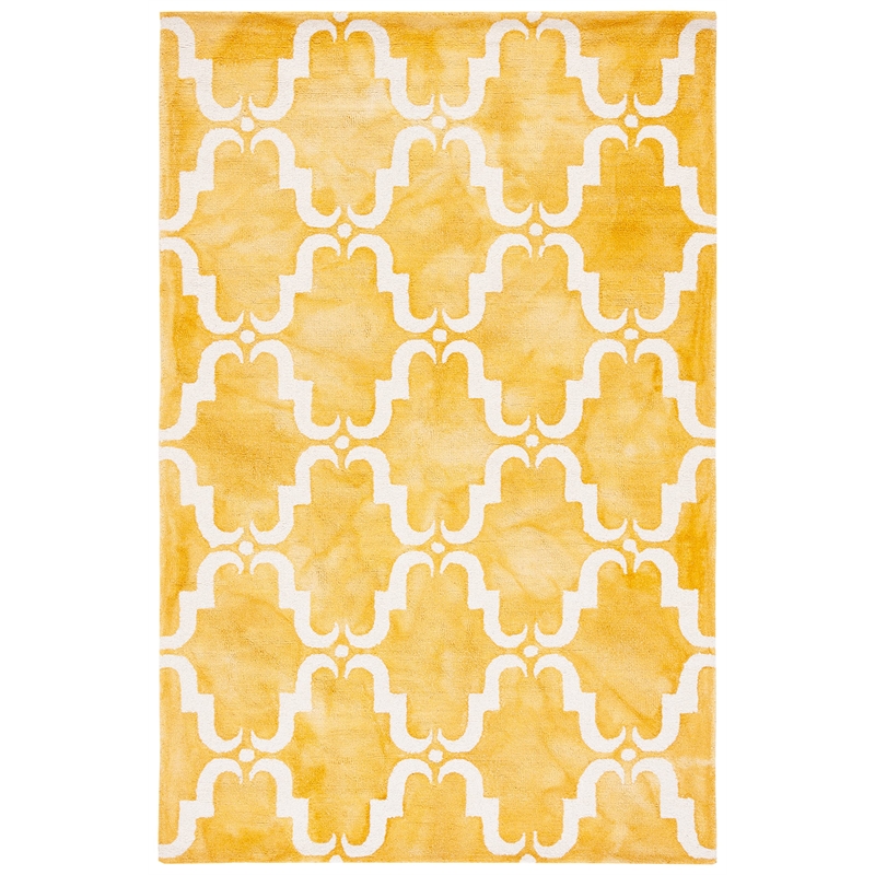 Safavieh Dip Dyed Gold Contemporary Rug - 5' x 8'