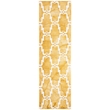 Safavieh Dip Dyed Gold Contemporary Rug - Runner 2'3