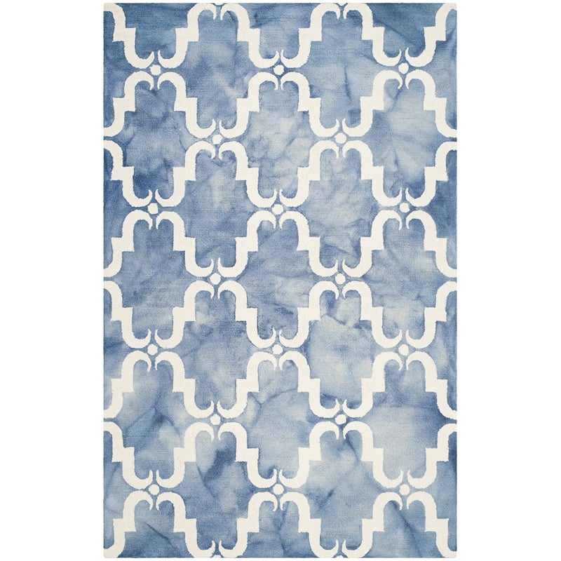 Safavieh Dip Dyed Blue Contemporary Rug - 5' x 8'