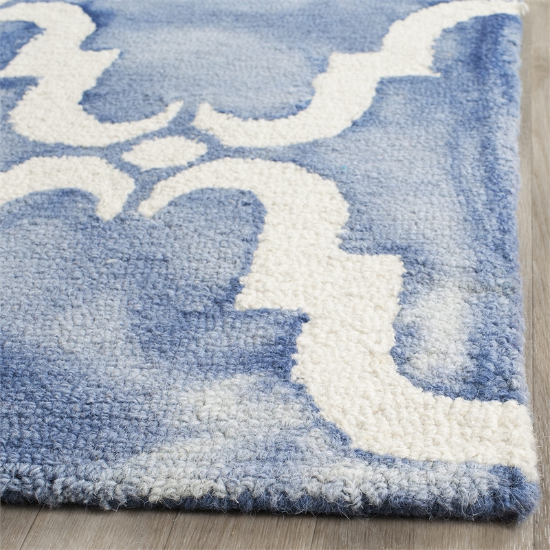 Safavieh Dip Dyed Blue Contemporary Rug - 8' x 10'