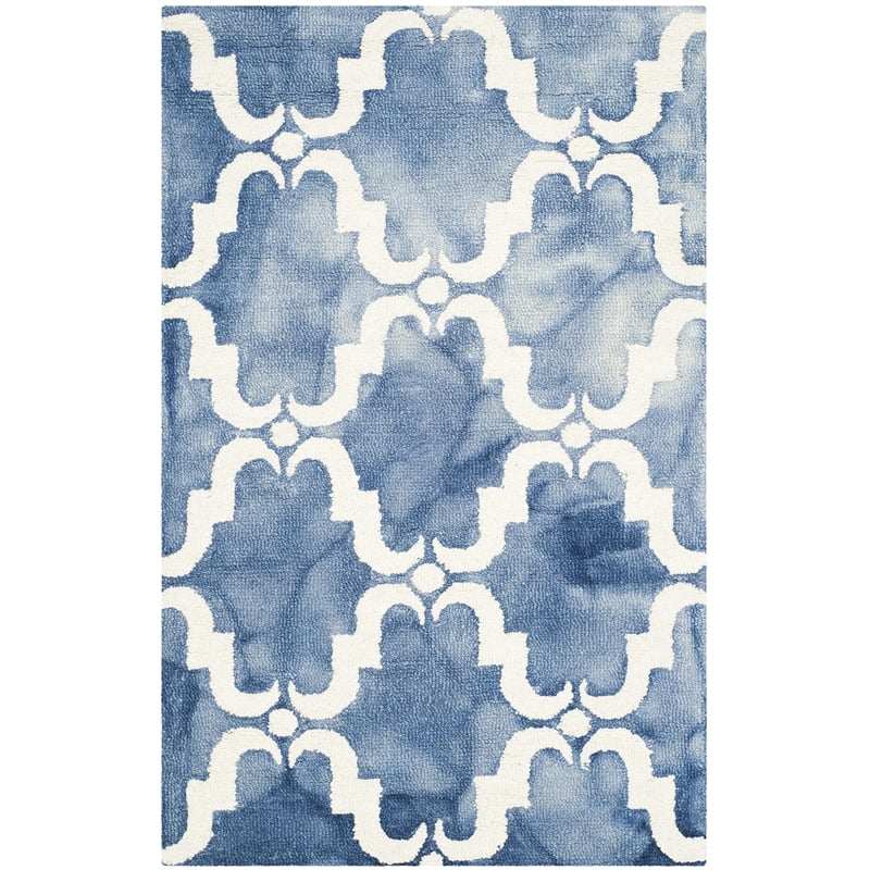 Safavieh Dip Dyed Blue Contemporary Rug - Runner 2'6
