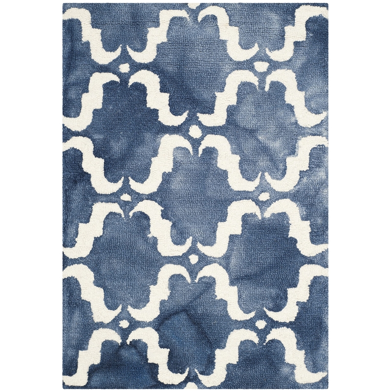 Safavieh Dip Dyed Navy Contemporary Rug - 2' x 3'