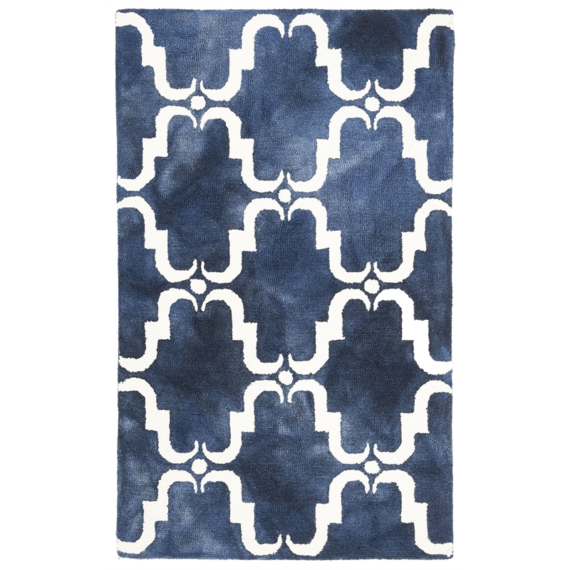 Safavieh Dip Dyed Navy Contemporary Rug - 3' x 5'