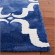 Safavieh Dip Dyed Navy Contemporary Rug - 4' x 6'