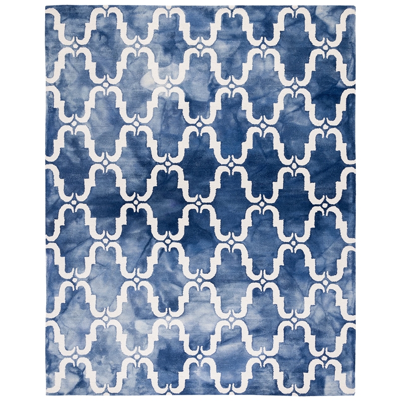 Safavieh Dip Dyed Navy Contemporary Rug - 9' x 12'