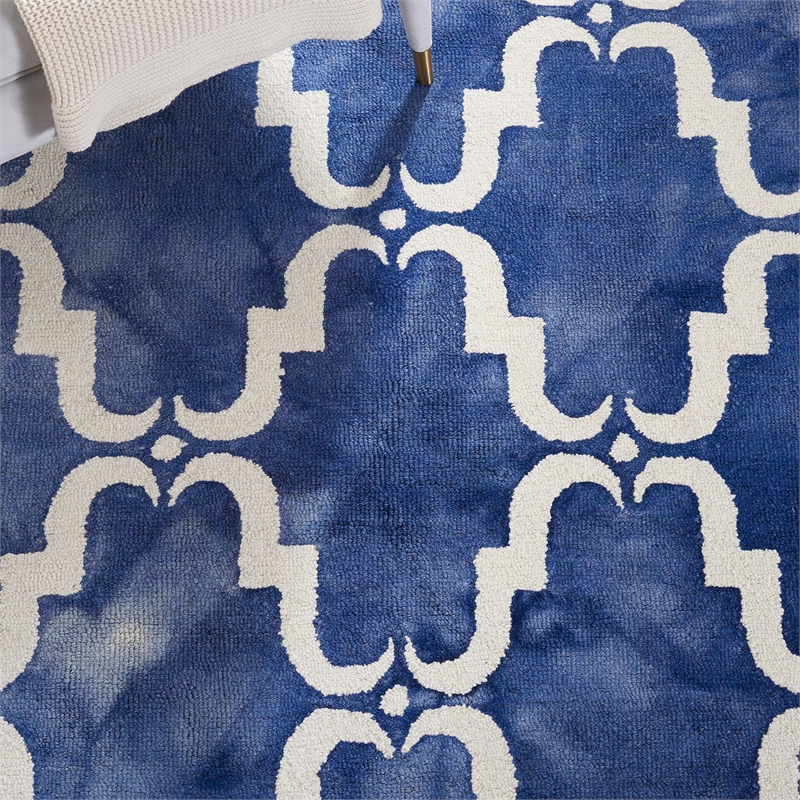 Safavieh Dip Dyed Navy Contemporary Rug - 9' x 12'