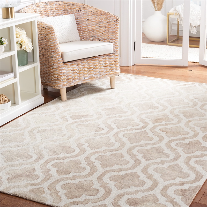 Safavieh Dip Dyed Beige Contemporary Rug - 3' x 5'