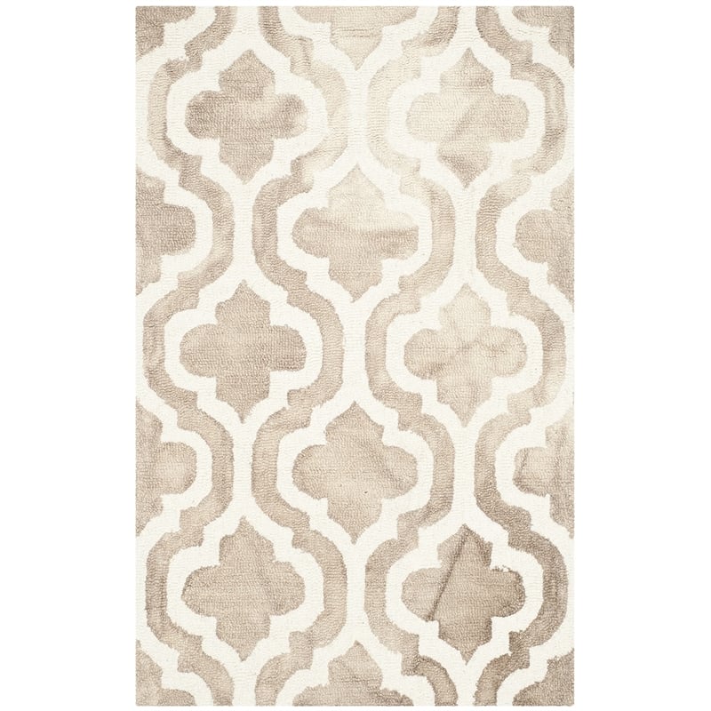 Safavieh Dip Dyed Beige Contemporary Rug - Runner 2'6