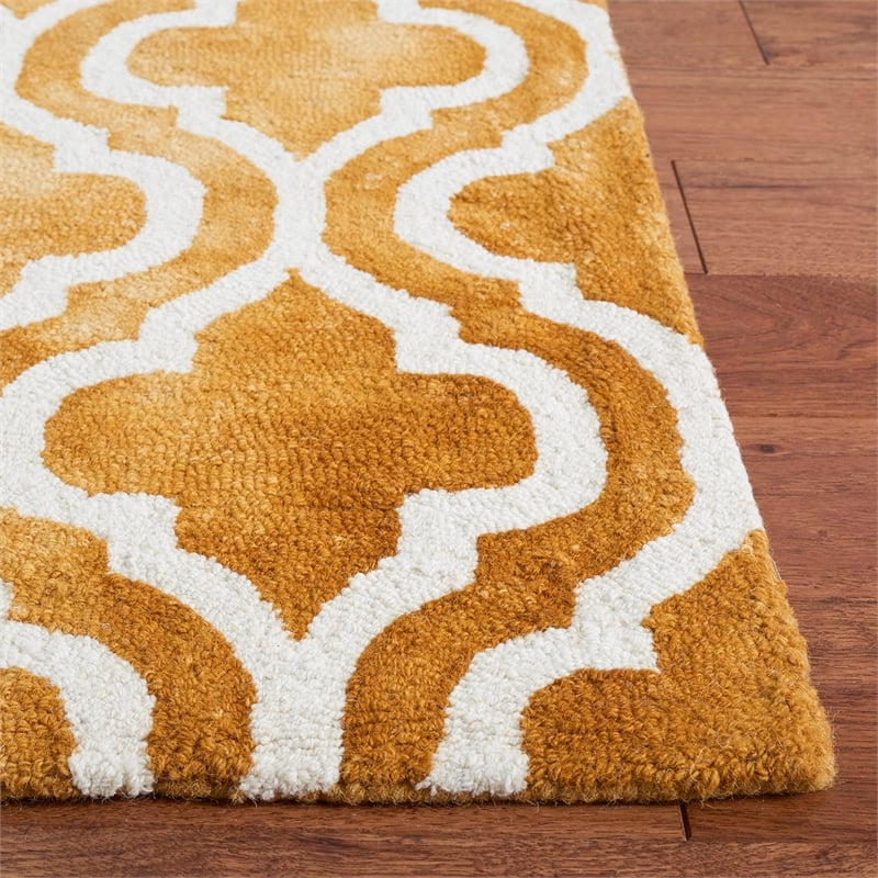 Safavieh Dip Dyed Gold Contemporary Rug - 3' x 5'