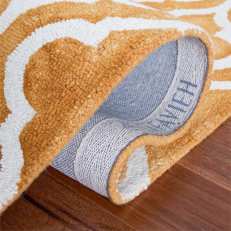 Safavieh Dip Dyed Gold Contemporary Rug - 6' x 9'