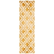 Safavieh Dip Dyed Gold Contemporary Rug - Runner 2'3