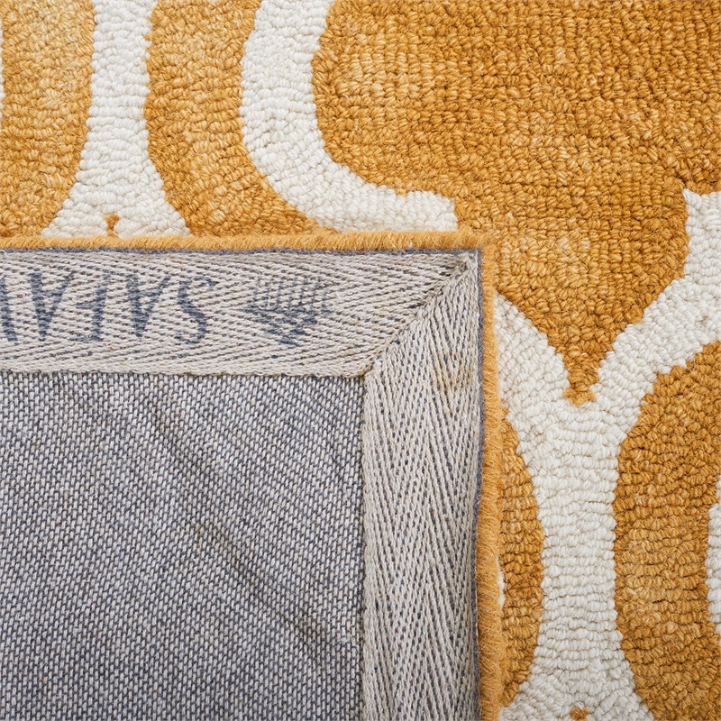 Safavieh Dip Dyed Gold Contemporary Rug - Runner 2'3