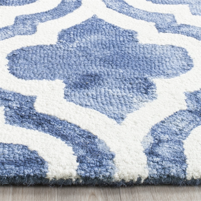 Safavieh Dip Dyed Blue Contemporary Rug - 8' x 10'
