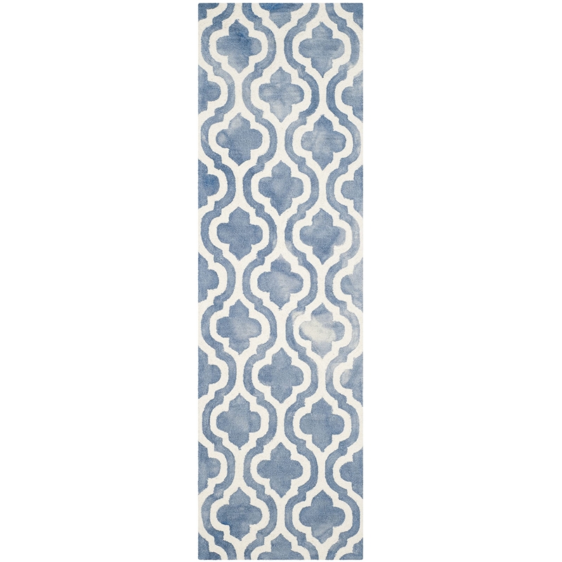 Safavieh Dip Dyed Blue Contemporary Rug - Runner 2'3