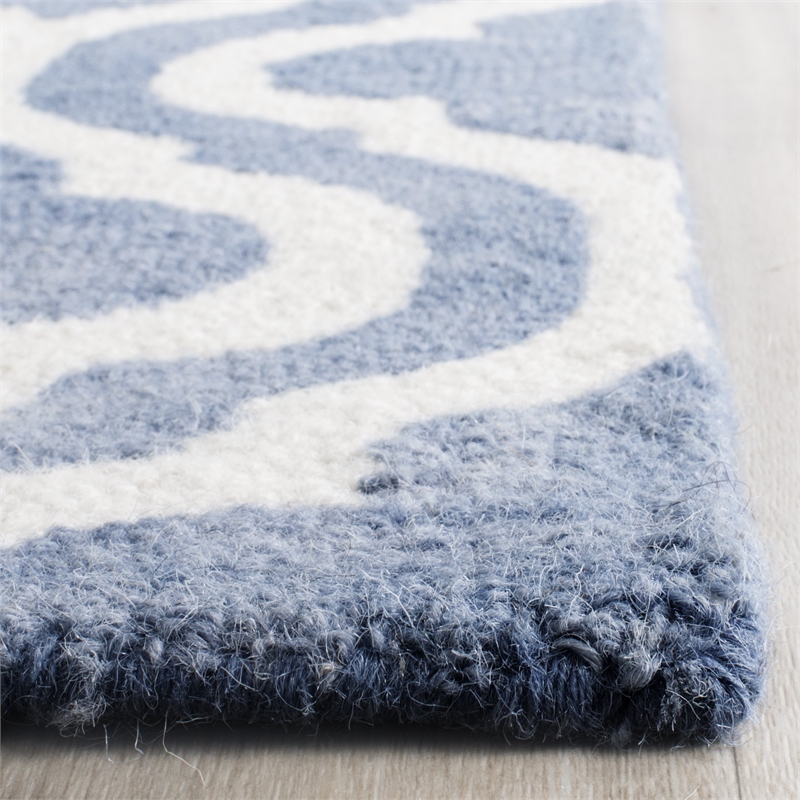 Safavieh Dip Dyed Blue Contemporary Rug - Runner 2'3