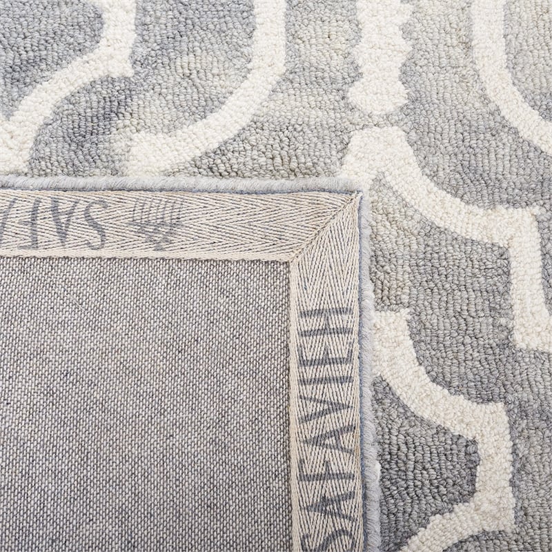Safavieh Dip Dyed Grey Contemporary Rug - 6' x 9'