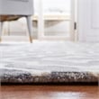 Safavieh Dip Dyed Grey Contemporary Rug - 8' x 10'