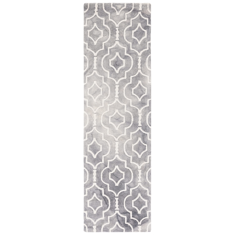 Safavieh Dip Dyed Grey Contemporary Rug - Runner 2'3