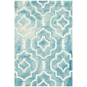 Safavieh Dip Dyed Turquoise Contemporary Rug - 2' x 3'