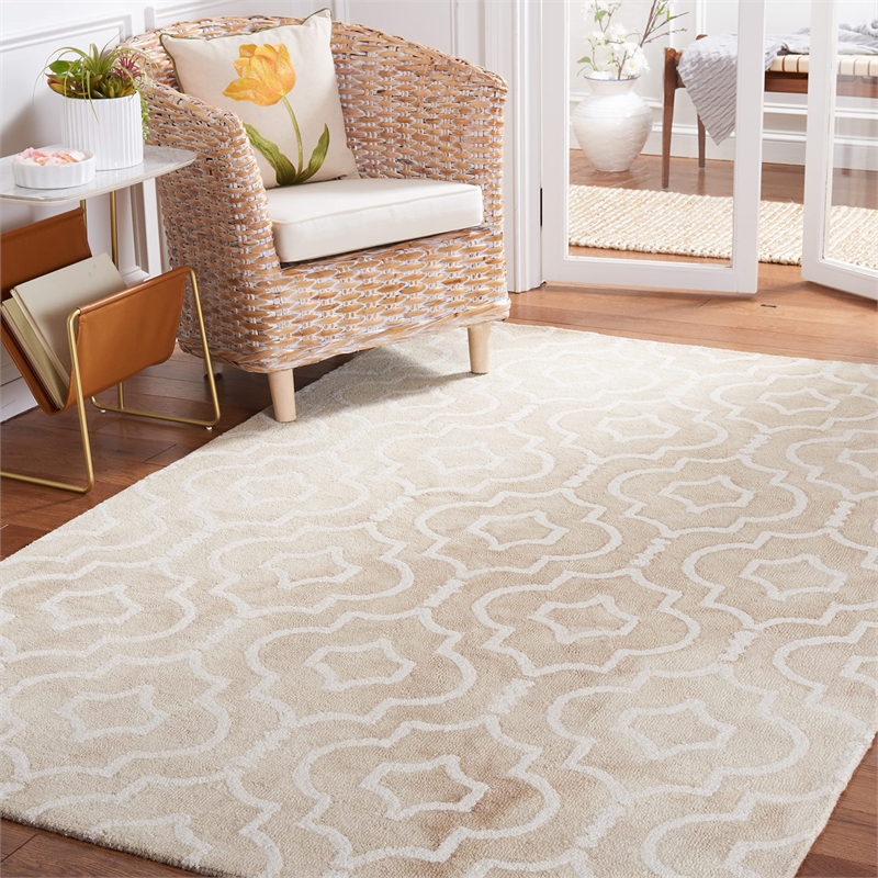 Safavieh Dip Dyed Beige Contemporary Rug - 3' x 5'