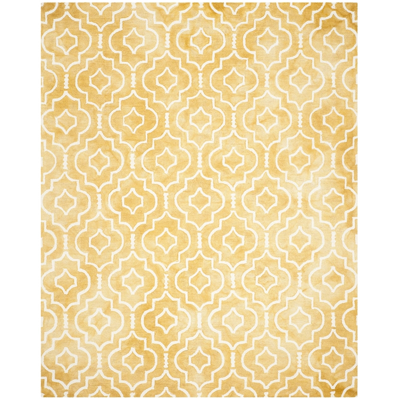 Safavieh Dip Dyed Gold Contemporary Rug - 8' x 10'