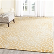 Safavieh Dip Dyed Gold Contemporary Rug - 9' x 12'