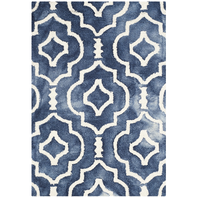 Safavieh Dip Dyed Navy Contemporary Rug - 2' x 3'