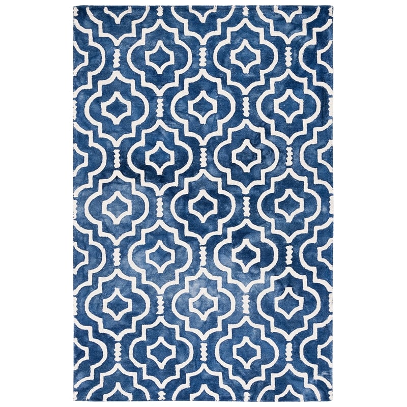 Safavieh Dip Dyed Navy Contemporary Rug - 5' x 8'