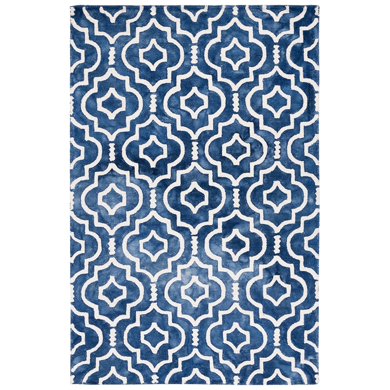 Safavieh Dip Dyed Navy Contemporary Rug - 6' x 9'
