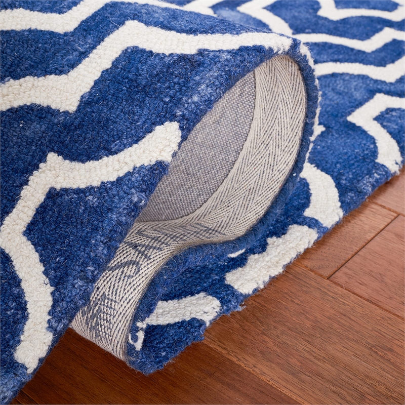 Safavieh Dip Dyed Navy Contemporary Rug - Runner 2'3