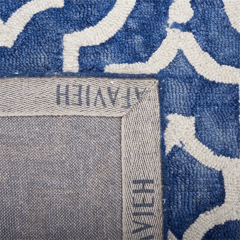 Safavieh Dip Dyed Navy Contemporary Rug - Runner 2'6
