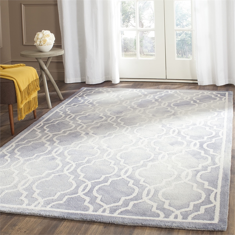 Safavieh Dip Dyed Grey Contemporary Rug - 3' x 5'