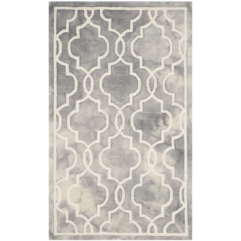 Safavieh Dip Dyed Grey Contemporary Rug - 4' x 6'