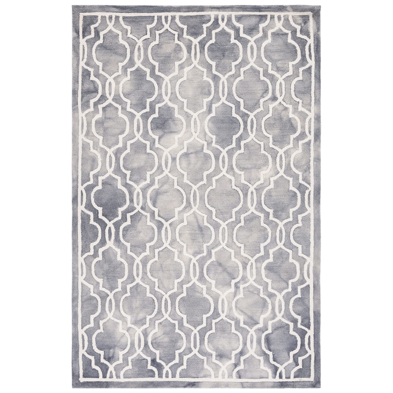 Safavieh Dip Dyed Grey Contemporary Rug - 5' x 8'