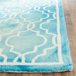Safavieh Dip Dyed Turquoise Contemporary Rug - 2' x 3'