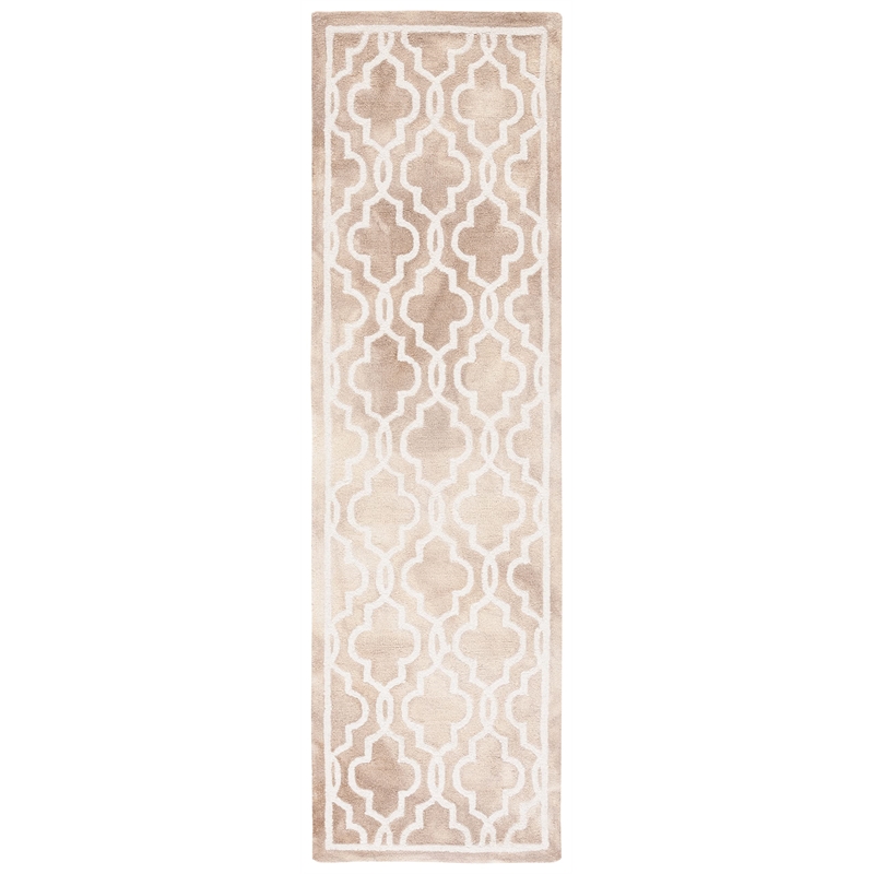 Safavieh Dip Dyed Beige Contemporary Rug - Runner 2'3