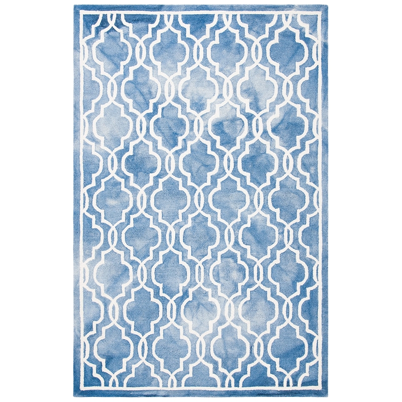 Safavieh Dip Dyed Blue Contemporary Rug - 4' x 6'