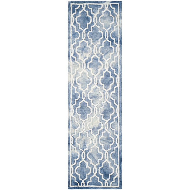 Safavieh Dip Dyed Blue Contemporary Rug - Runner 2'3