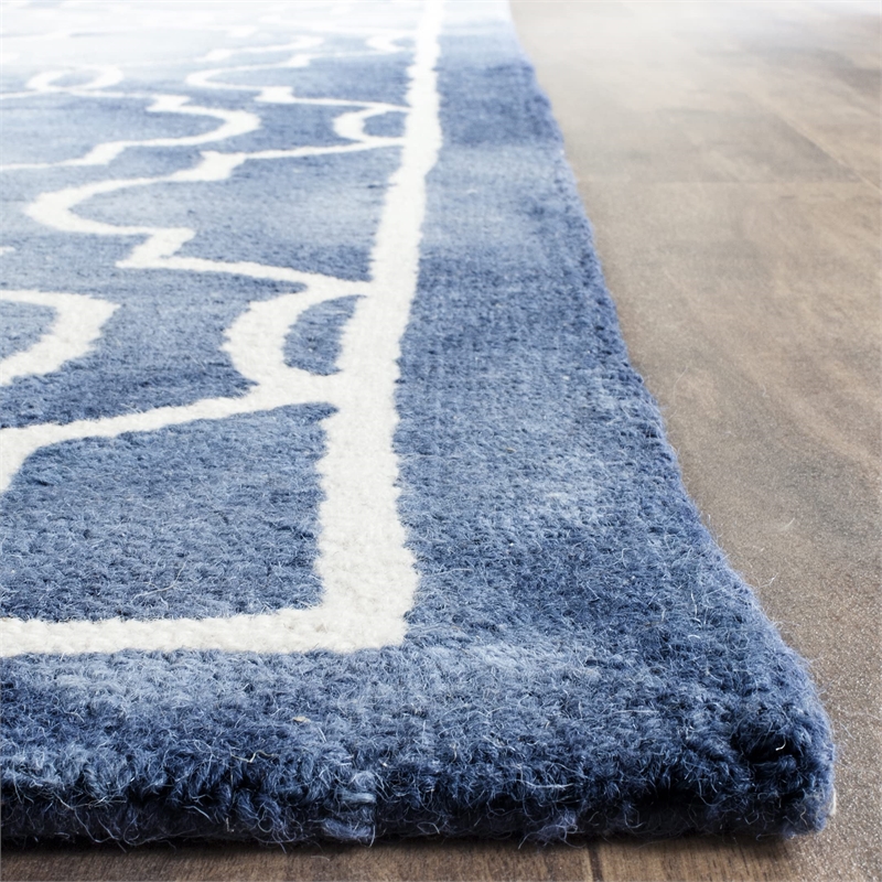 Safavieh Dip Dyed Navy Contemporary Rug - 4' x 6'
