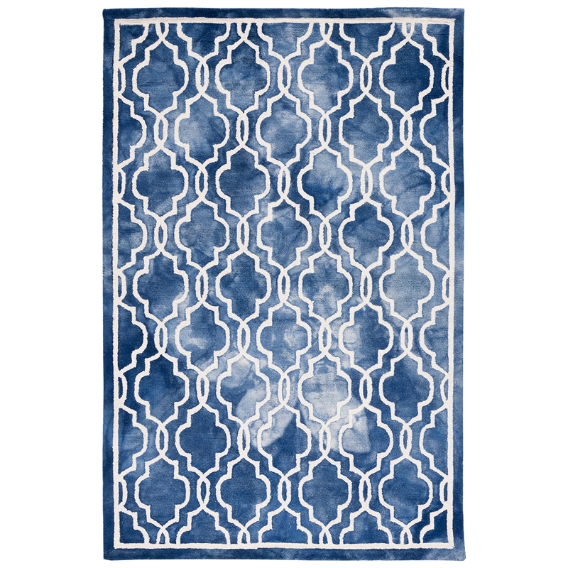 Safavieh Dip Dyed Navy Contemporary Rug - 5' x 8'