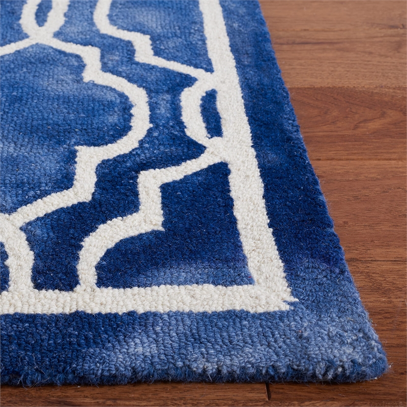 Safavieh Dip Dyed Navy Contemporary Rug - 6' x 9'