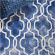 Safavieh Dip Dyed Navy Contemporary Rug - Runner 2'6